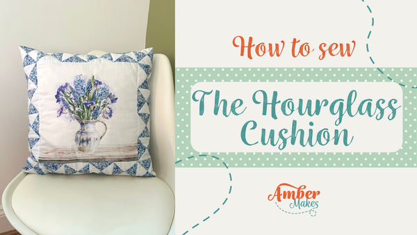 The Flower Shop Block of the Month February - Making The hourglass Cushion