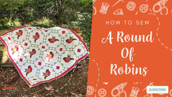 Amber Makes Sewing Tutorial - How to Sew A Round Of Robins Quilt