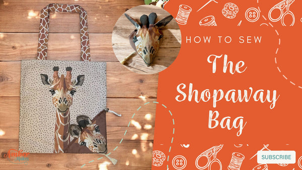 Amber Makes Sewing Tutorial - How to Sew The Shopaway Bag