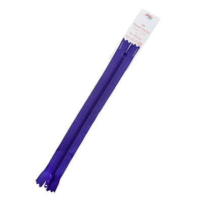 Closed End No.3 8in (20cm) Zip, Deep Violet