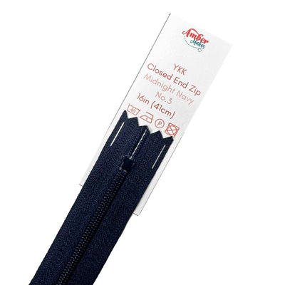 Closed End No.3 16in (41cm) Zip, Midnight Navy