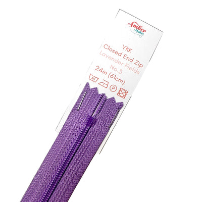 Closed End No.3 24in (61cm) Zip, Lavender Fields