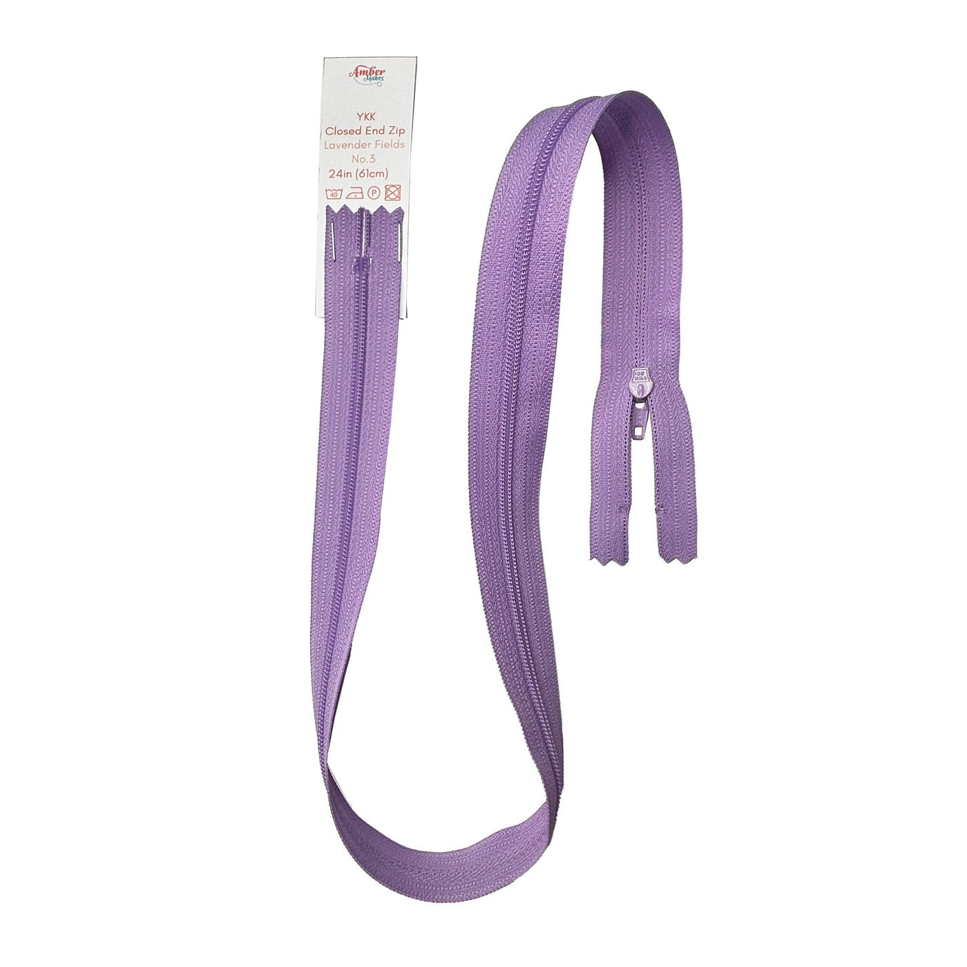 Closed End No.3 24in (61cm) Zip, Lavender Fields