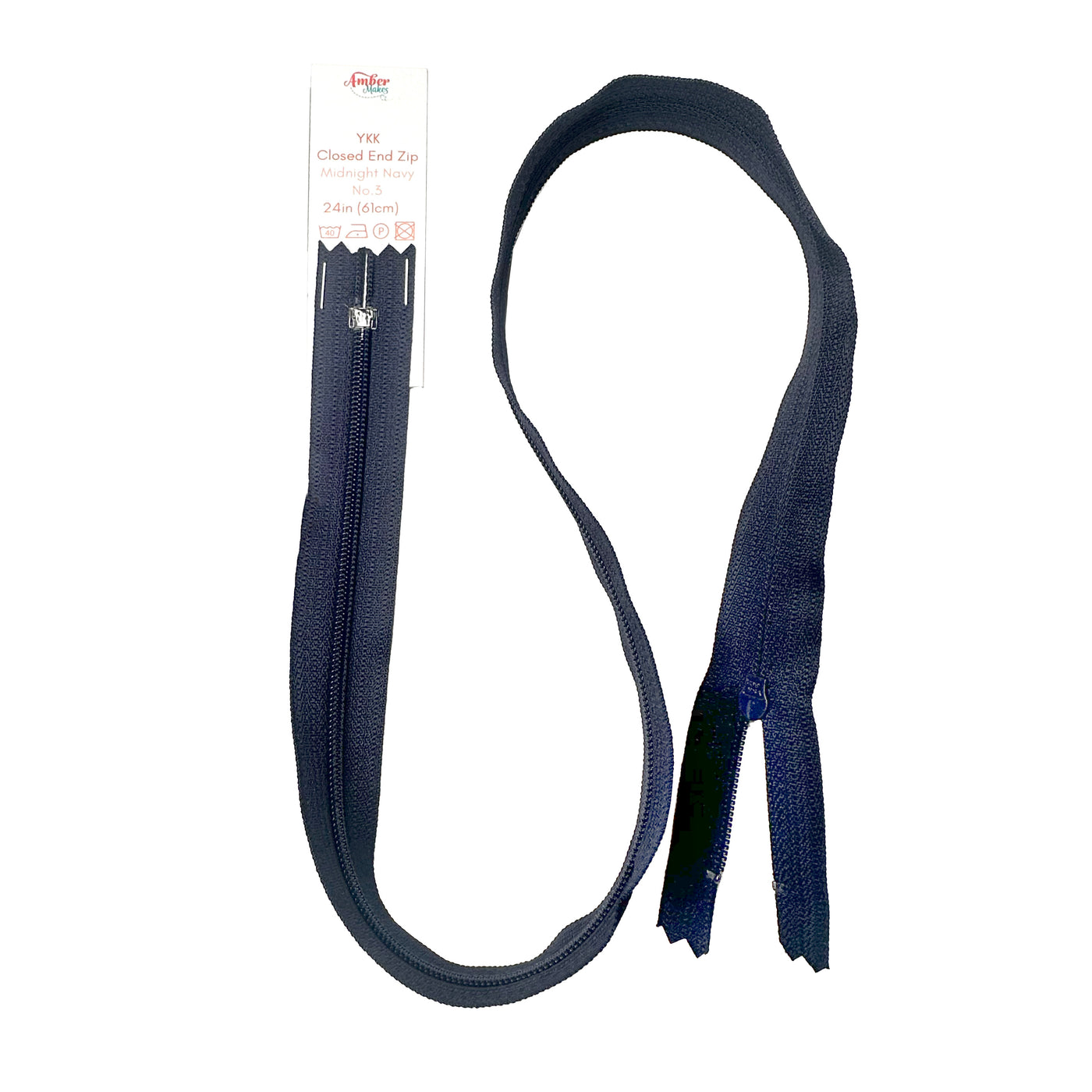 Closed End No.3 24in (61cm) Zip, Midnight Navy