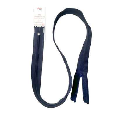 Closed End No.3 24in (61cm) Zip, Midnight Navy