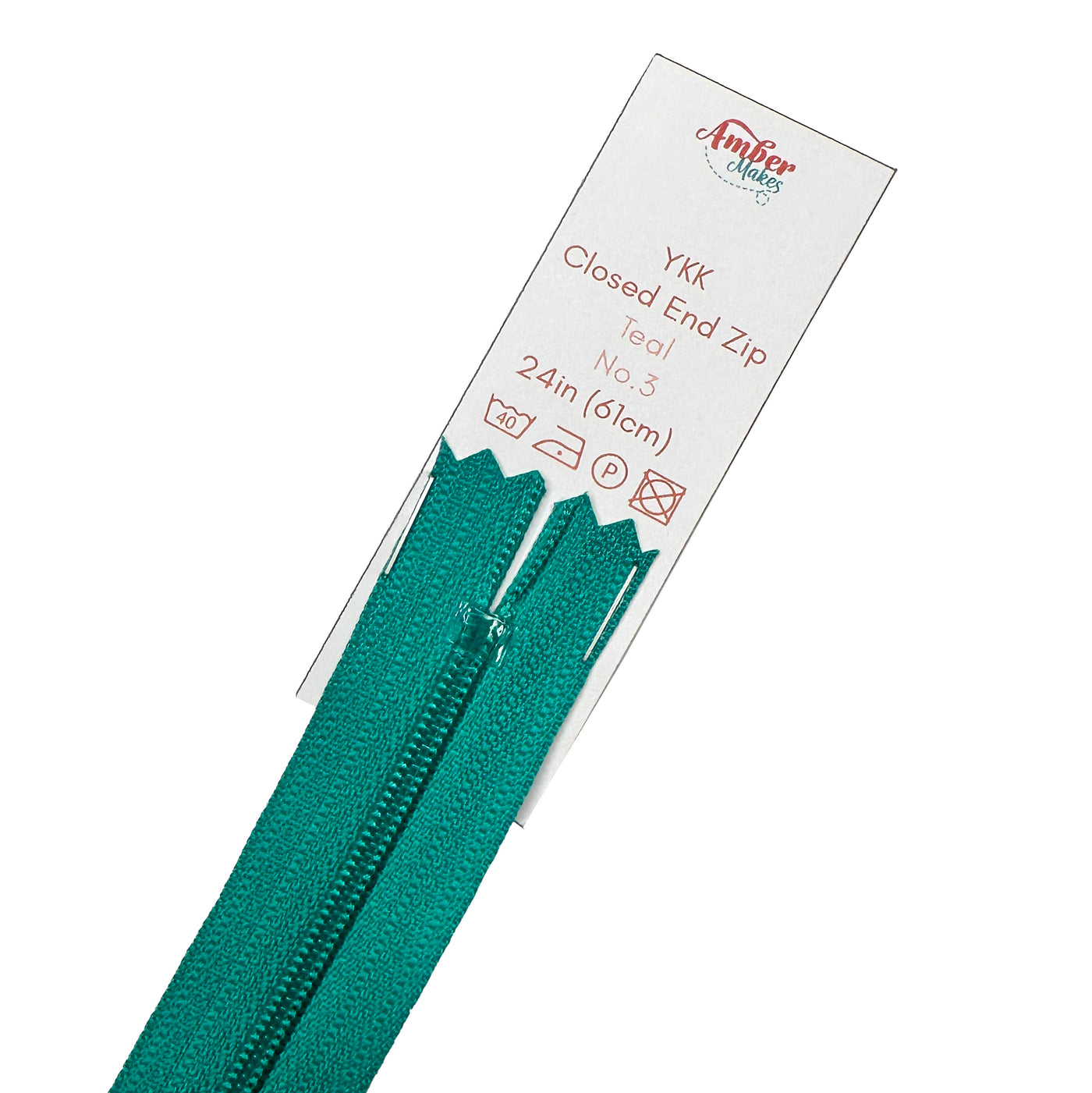 Closed End No.3 24in (61cm) Zip, Teal