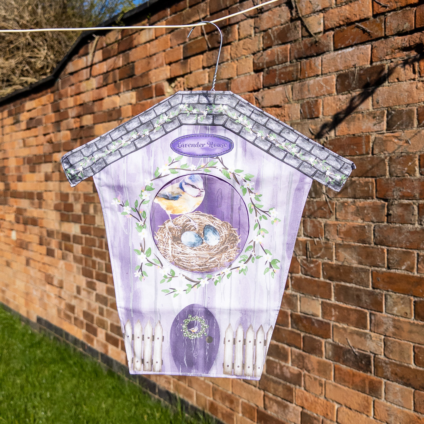 The Birdhouse Peg Bag - Lavender House Sewing Kit