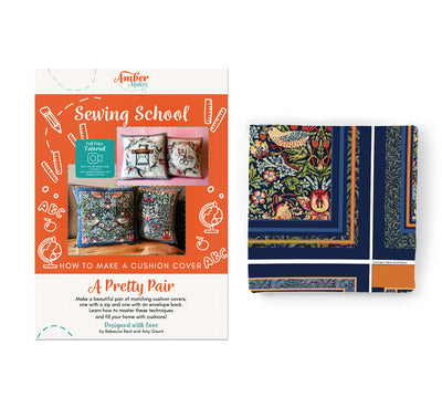 Sewing School Pretty Pair Of Cushions – Morris Makes Sewing Kit