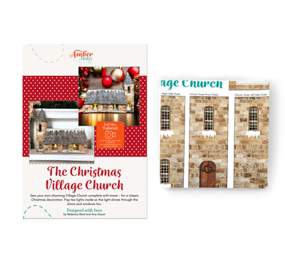 The Christmas Village Church Sewing Kit