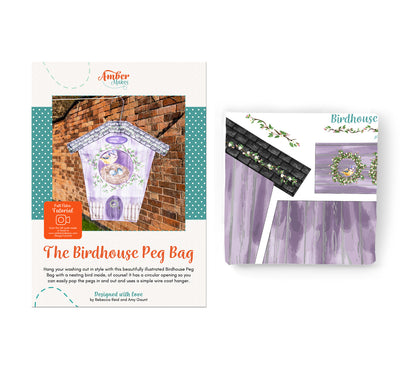 The Birdhouse Peg Bag - Lavender House Sewing Kit