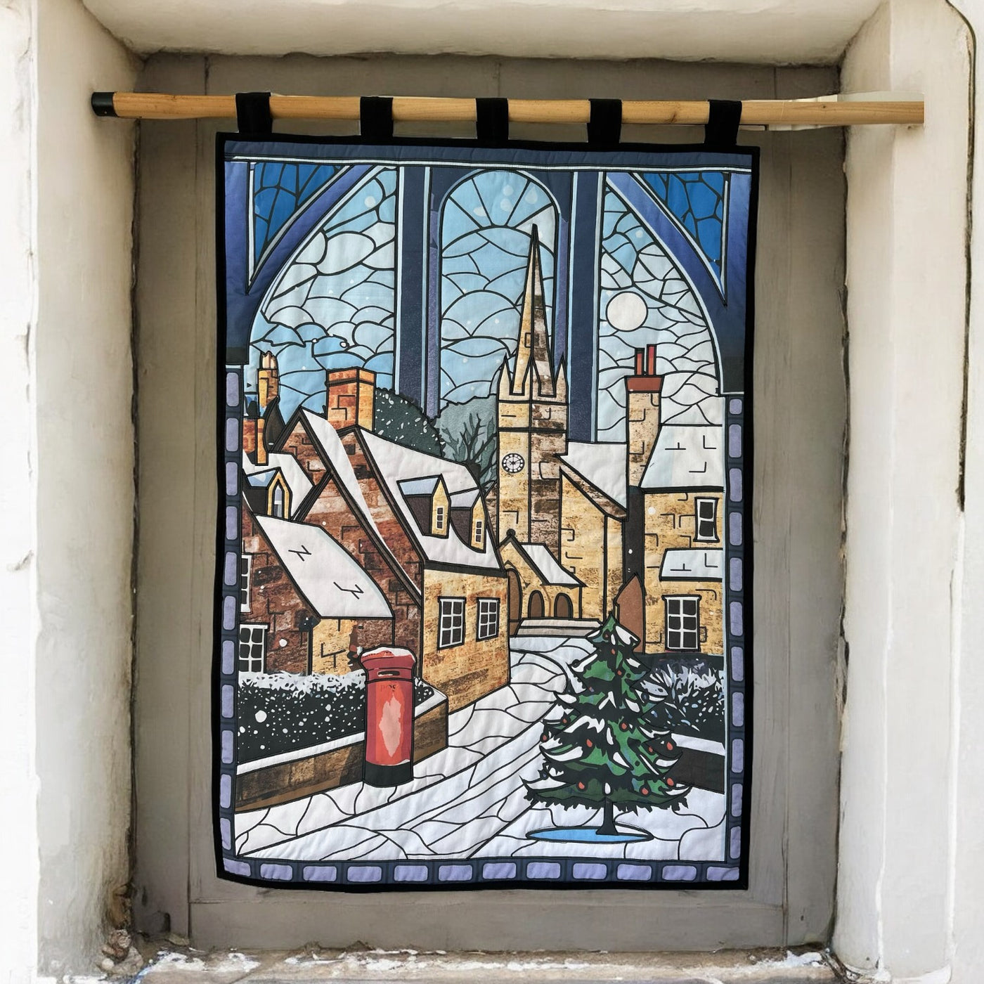 Stained Glass Window - Christmas Village Sewing Kit