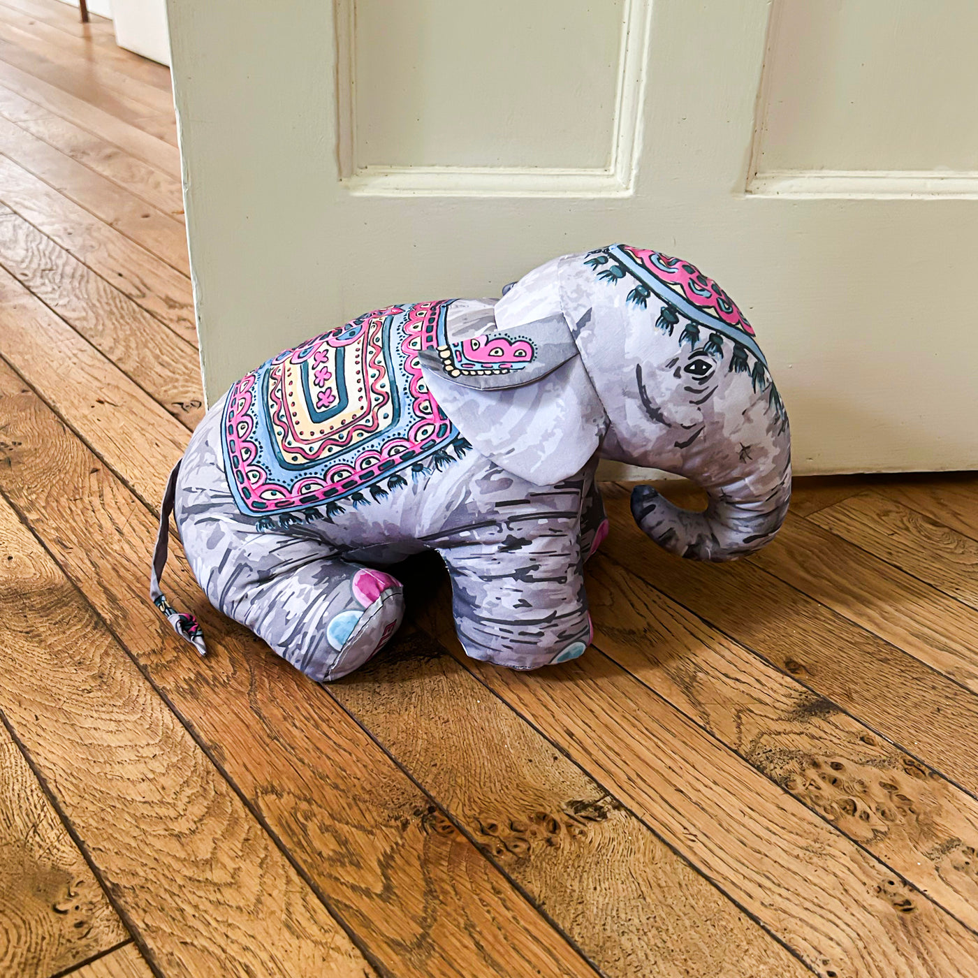 The Elephant Doorstop Sewing Kit