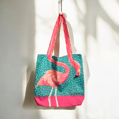 The Animal Tote - Flamingo Sewing Kit