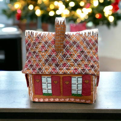 Gingerbread House Sewing Kit