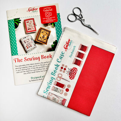 The Sewing Book Case - Redwork Sewing Kit