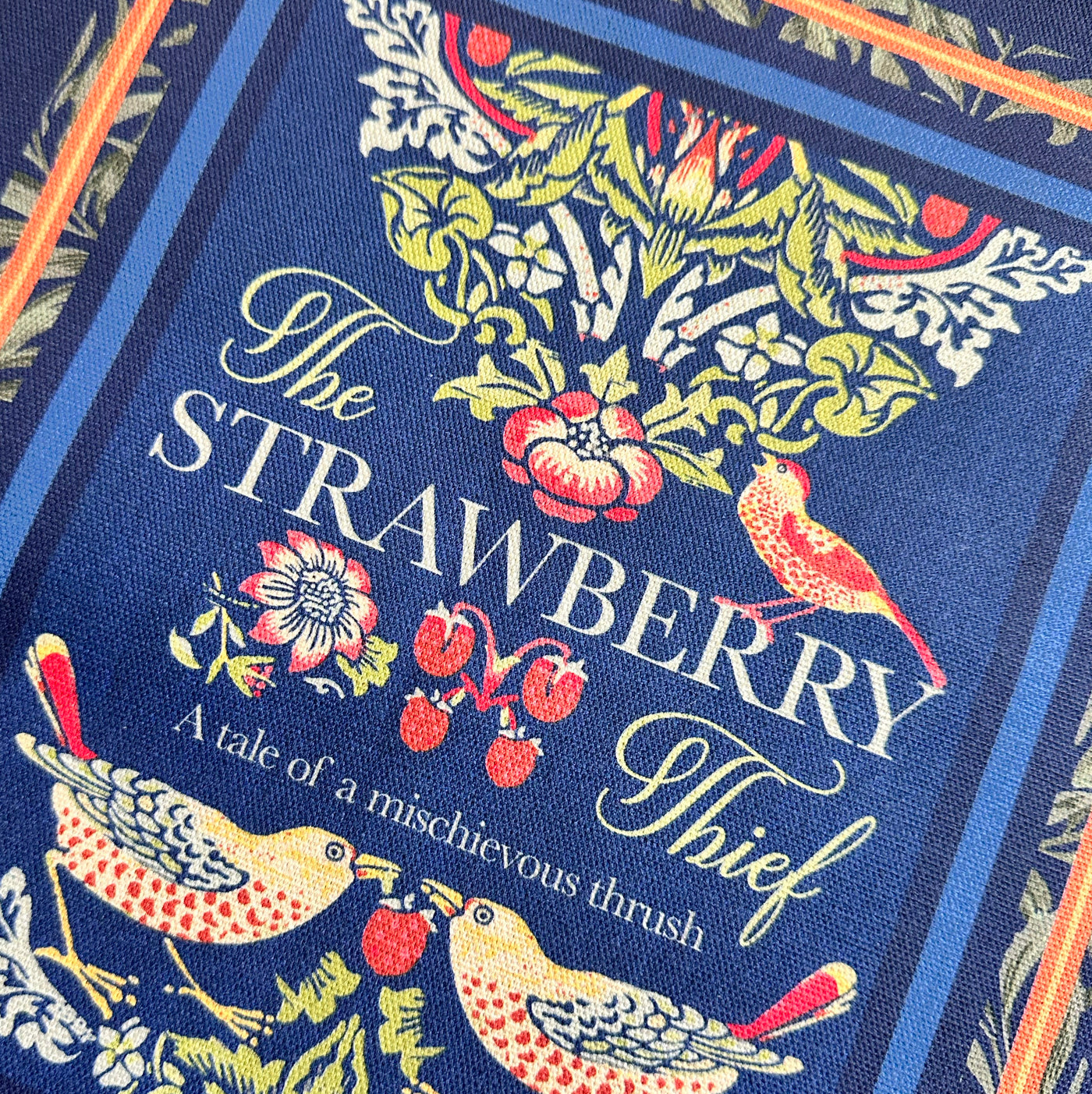 Book Cushion- The Strawberry Thief Sewing Kit