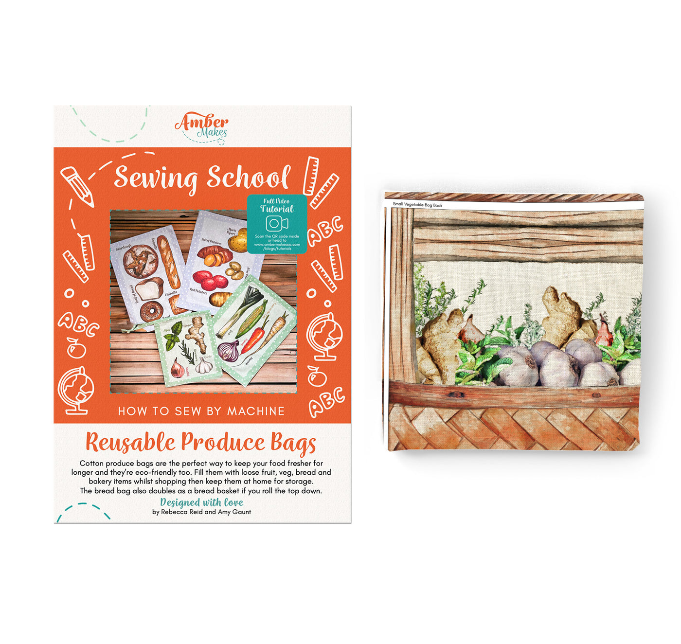 Sewing School Reusable Produce Bags - The Farm Shop Kit