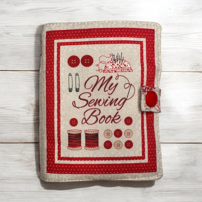 The Sewing Book Case - Redwork Sewing Kit