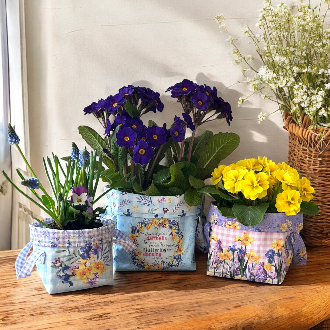 A Trio of Storage Baskets - Celebrate Spring Sewing Kit