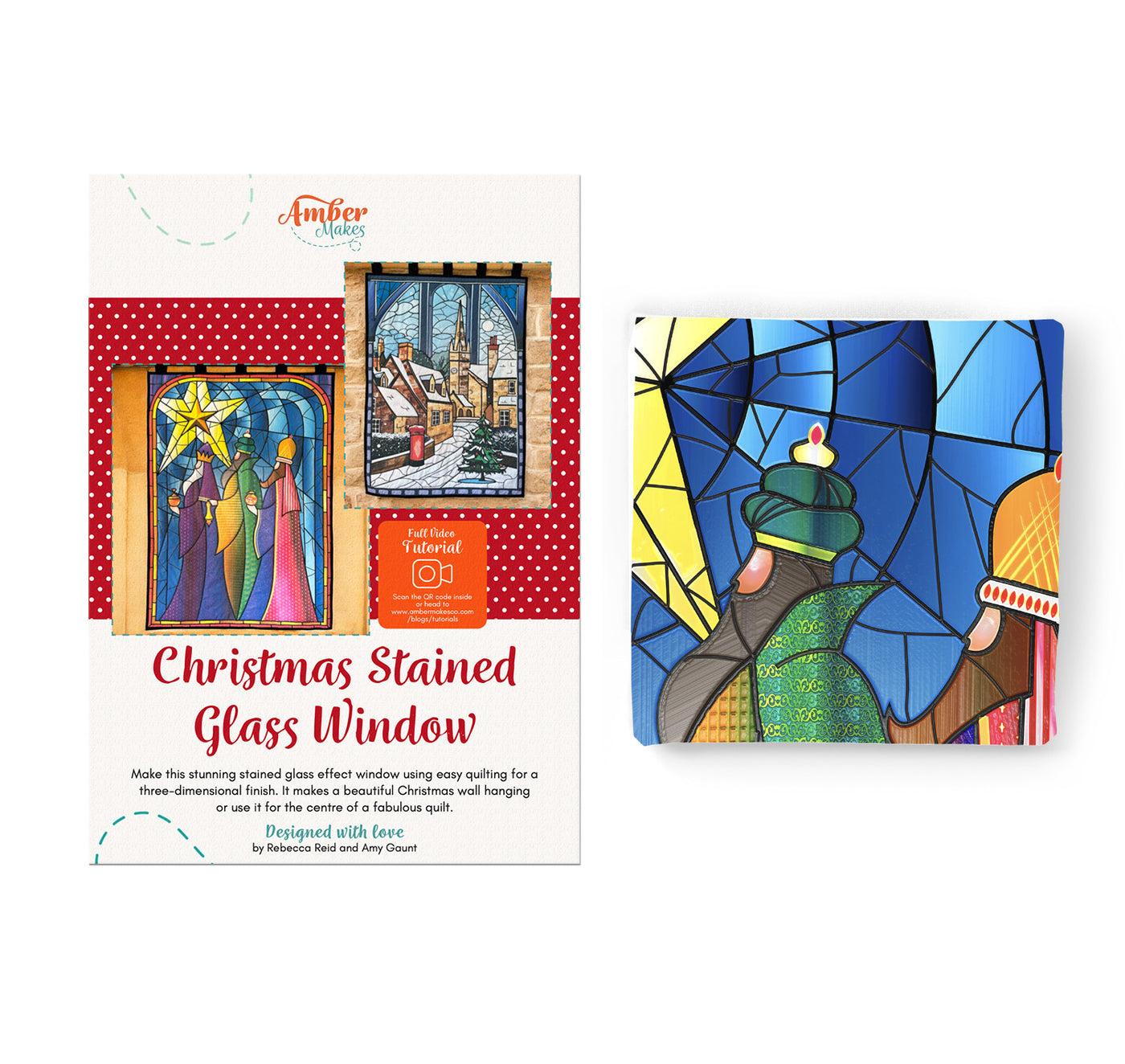 Stained Glass Window - We Three Kings Sewing Kit