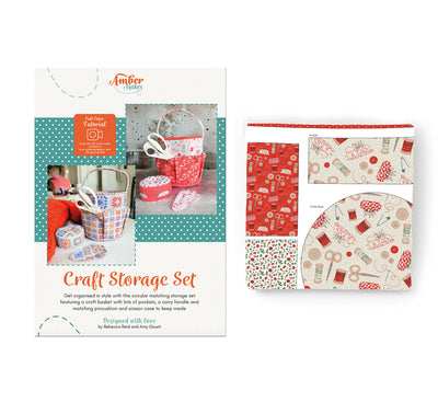 The Craft Storage Set - Redwork Sewing Kit