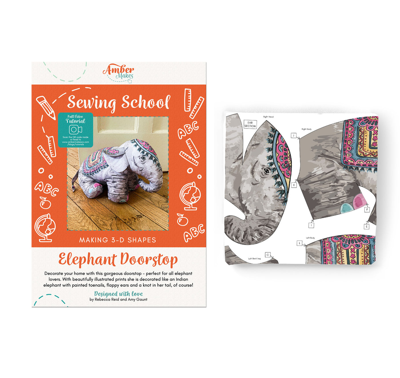 The Elephant Doorstop Sewing Kit