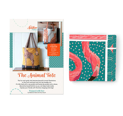 The Animal Tote - Flamingo Sewing Kit