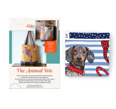 The Animal Tote - Sausage Dog Sewing Kit