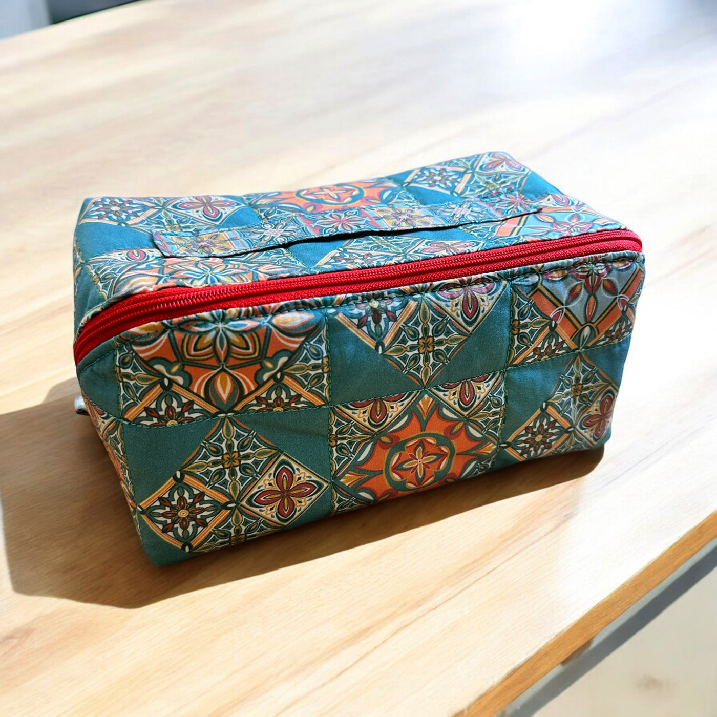 Sewing School Zippy Traycase – Portuguese Tiles Sewing Kit