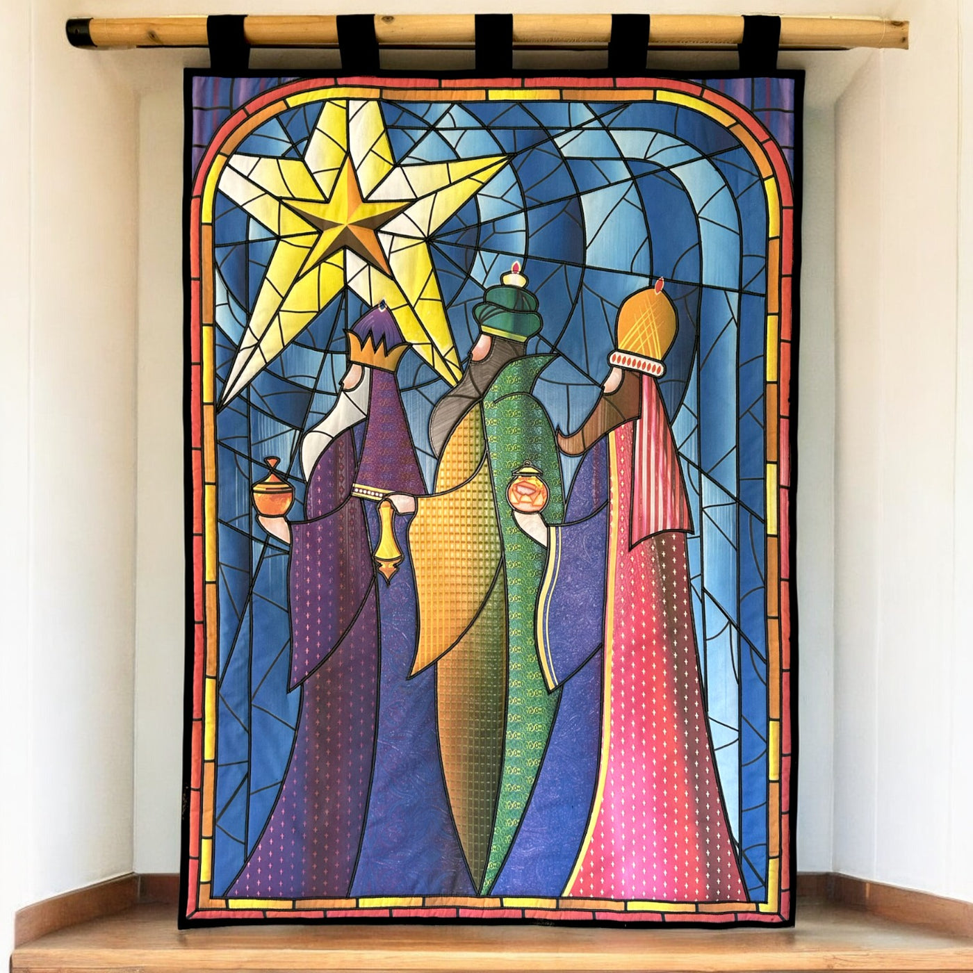 Stained Glass Window - We Three Kings Sewing Kit